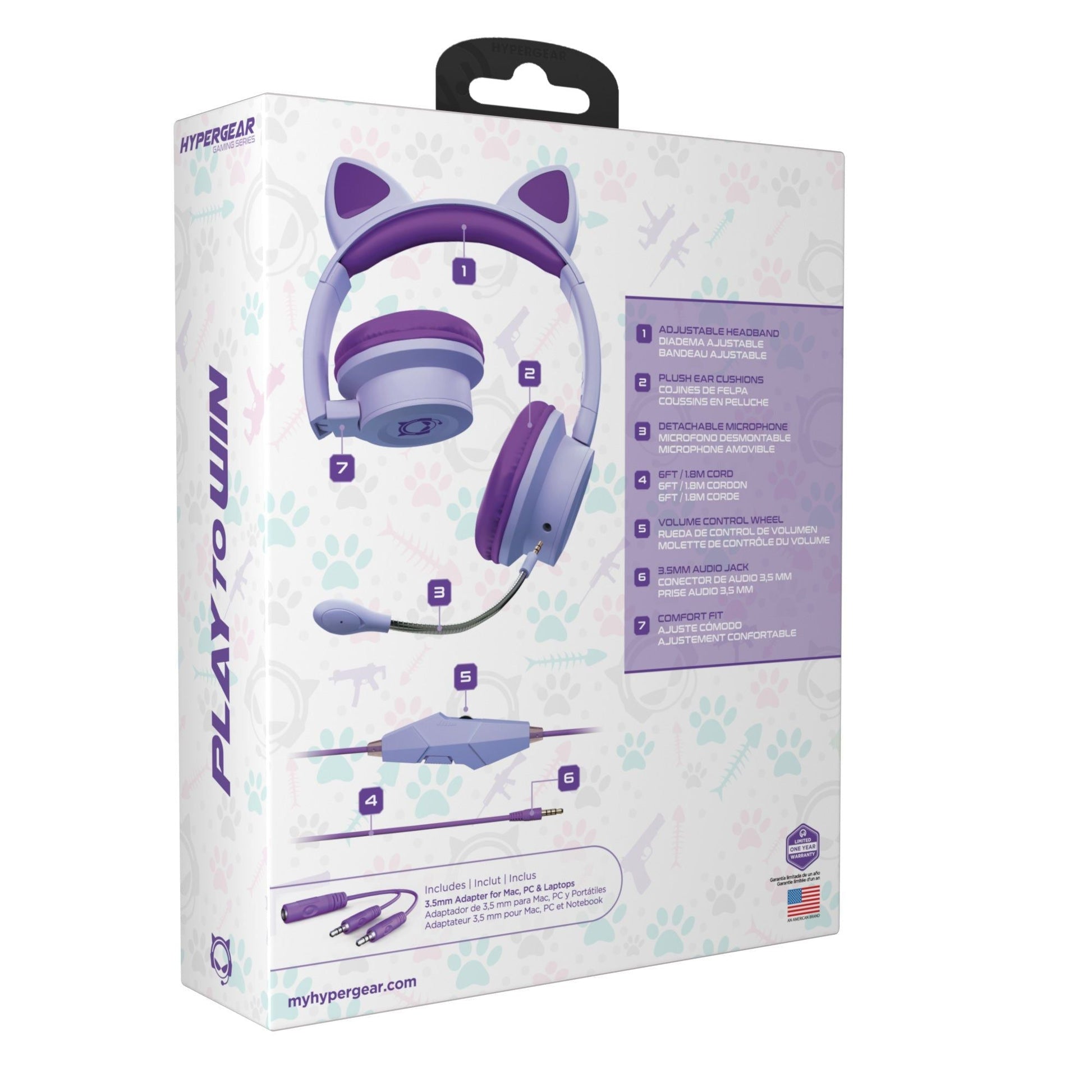 HyperGear Kombat Kitty Gaming Headset - Renee Lane Company