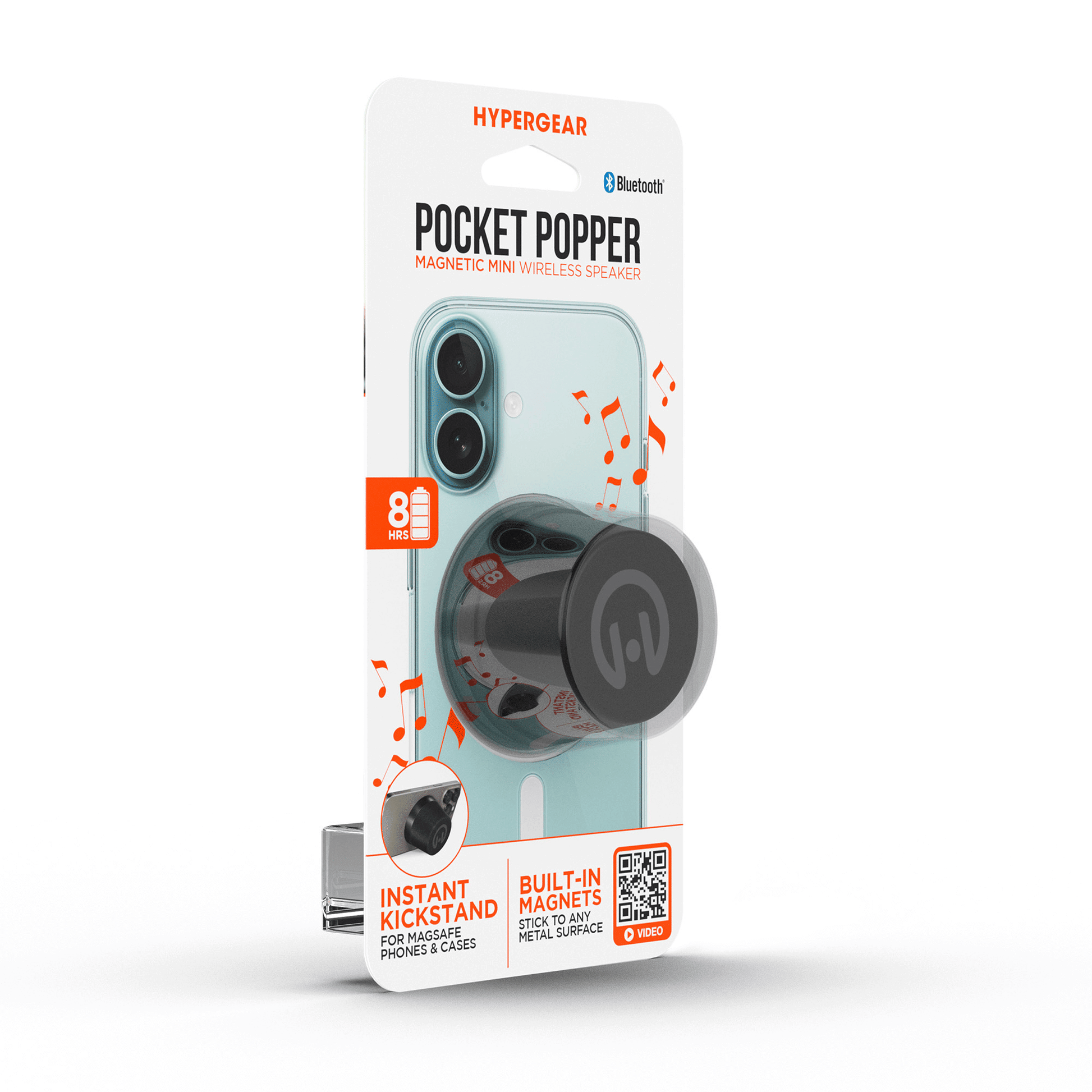 HyperGear Pocket Popper Magnetic Mini MagSafe Wireless Speaker - Renee Lane Company