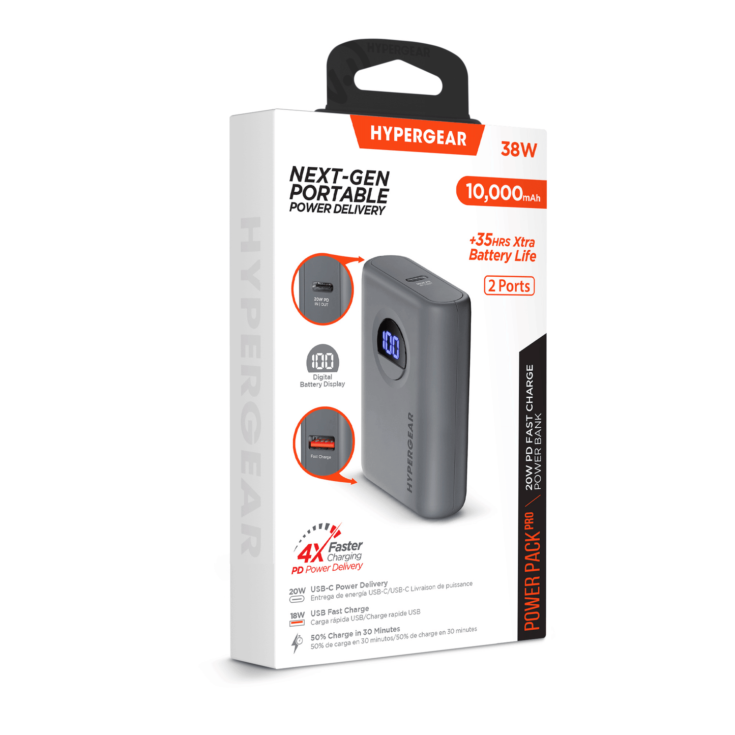 HyperGear PowerPack PRO 10000mAh 20W Power Bank - Renee Lane Company