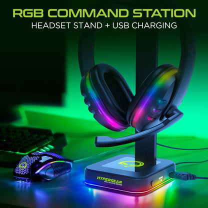 HyperGear RGB Command Station Headset Stand - Renee Lane Company