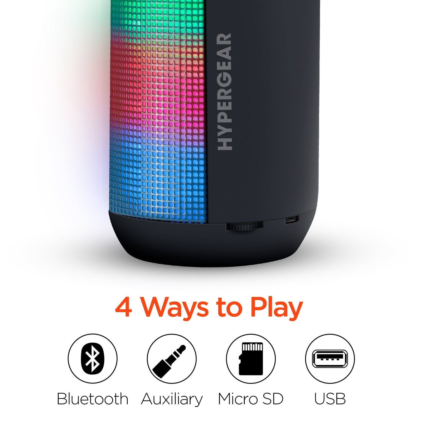 HyperGear Rave Mini Wireless LED Speaker - Renee Lane Company