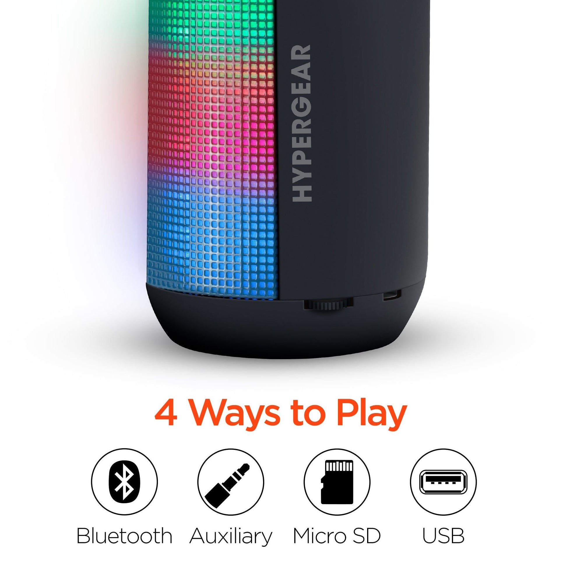 HyperGear Rave Mini Wireless LED Speaker - Renee Lane Company