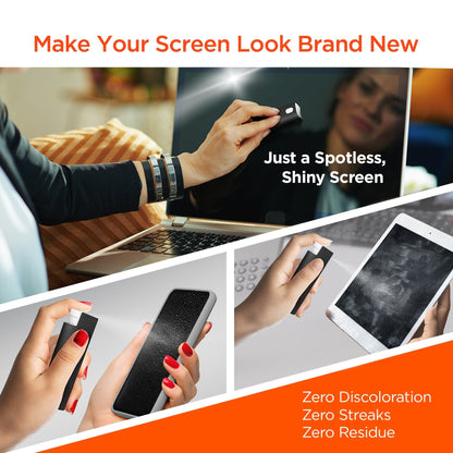 HyperGear ScreenWhiz 2-in-1 Screen Cleaning Kit - Renee Lane Company