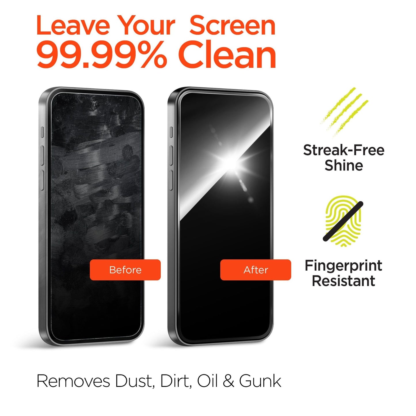 HyperGear ScreenWhiz 2-in-1 Screen Cleaning Kit - Renee Lane Company