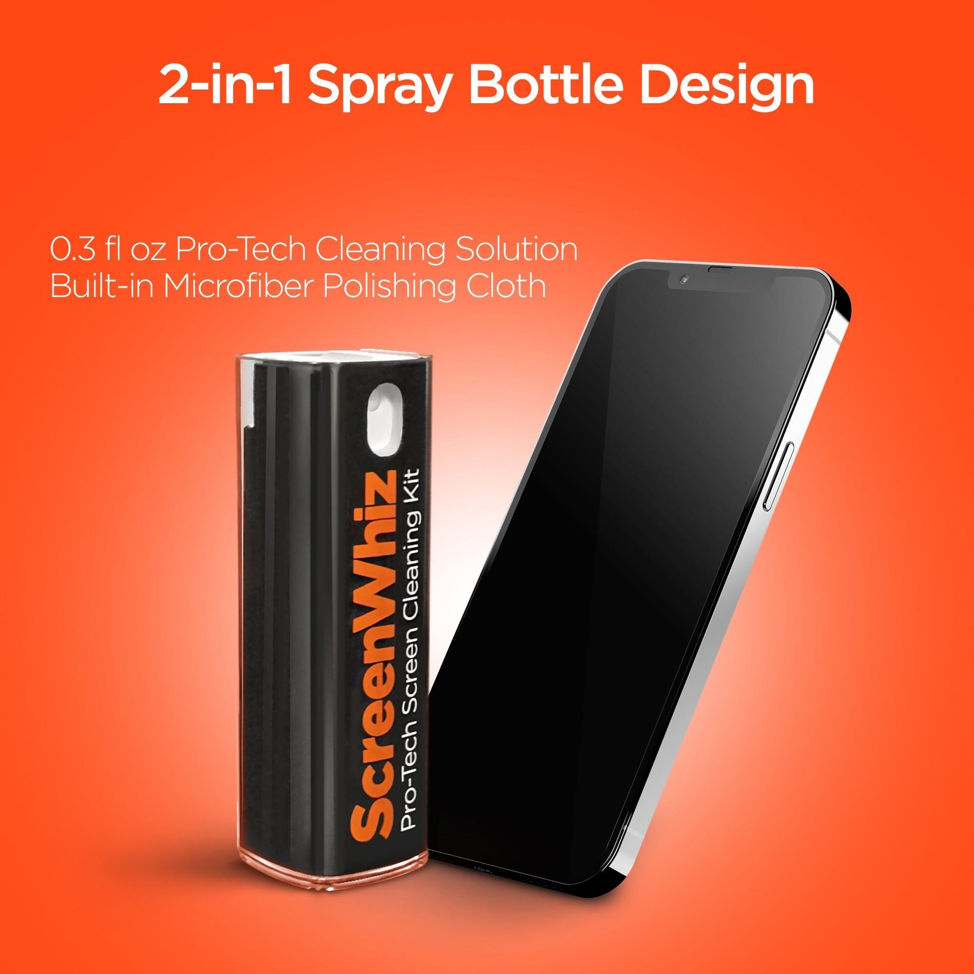 HyperGear ScreenWhiz 2-in-1 Screen Cleaning Kit - Renee Lane Company