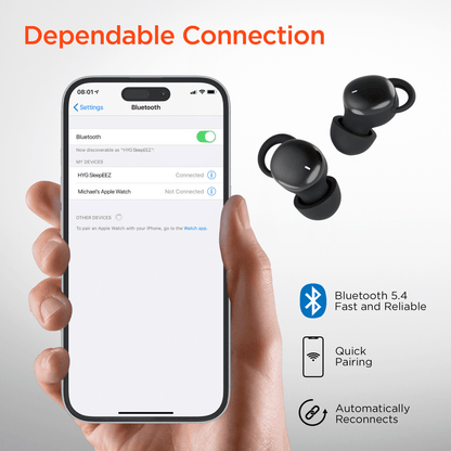 HyperGear SleepEEZ Mini Noise-Blocking True Wireless Earbuds for Sleeping - Renee Lane Company