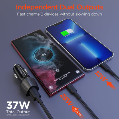 HyperGear SpeedBoost 25W PD USB-C Car Kit - Renee Lane Company