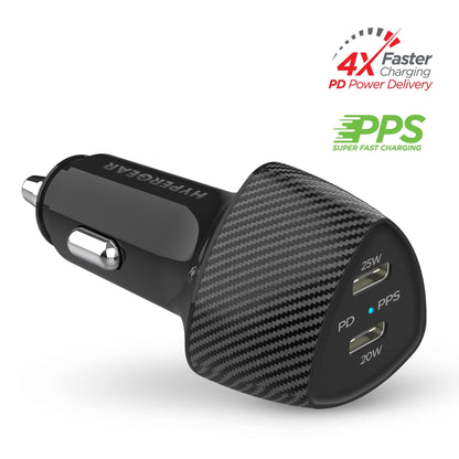 HyperGear SpeedBoost 45W PD Dual Output Car Charger - Renee Lane Company