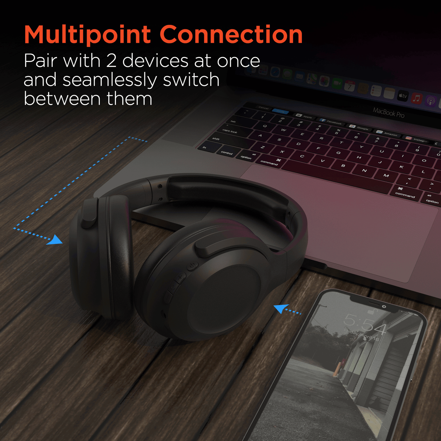 HyperGear Stealth2 ANC Wireless Headphones - Renee Lane Company
