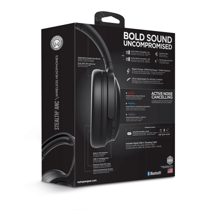 HyperGear Stealth2 ANC Wireless Headphones - Renee Lane Company