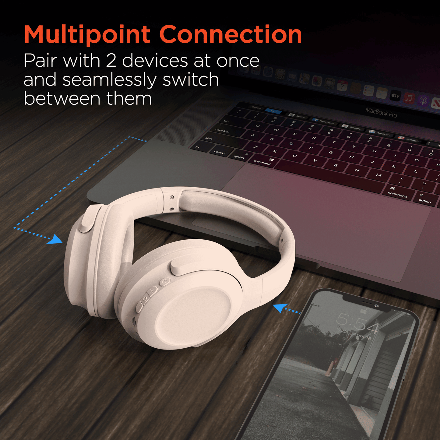HyperGear Stealth2 ANC Wireless Headphones - Renee Lane Company