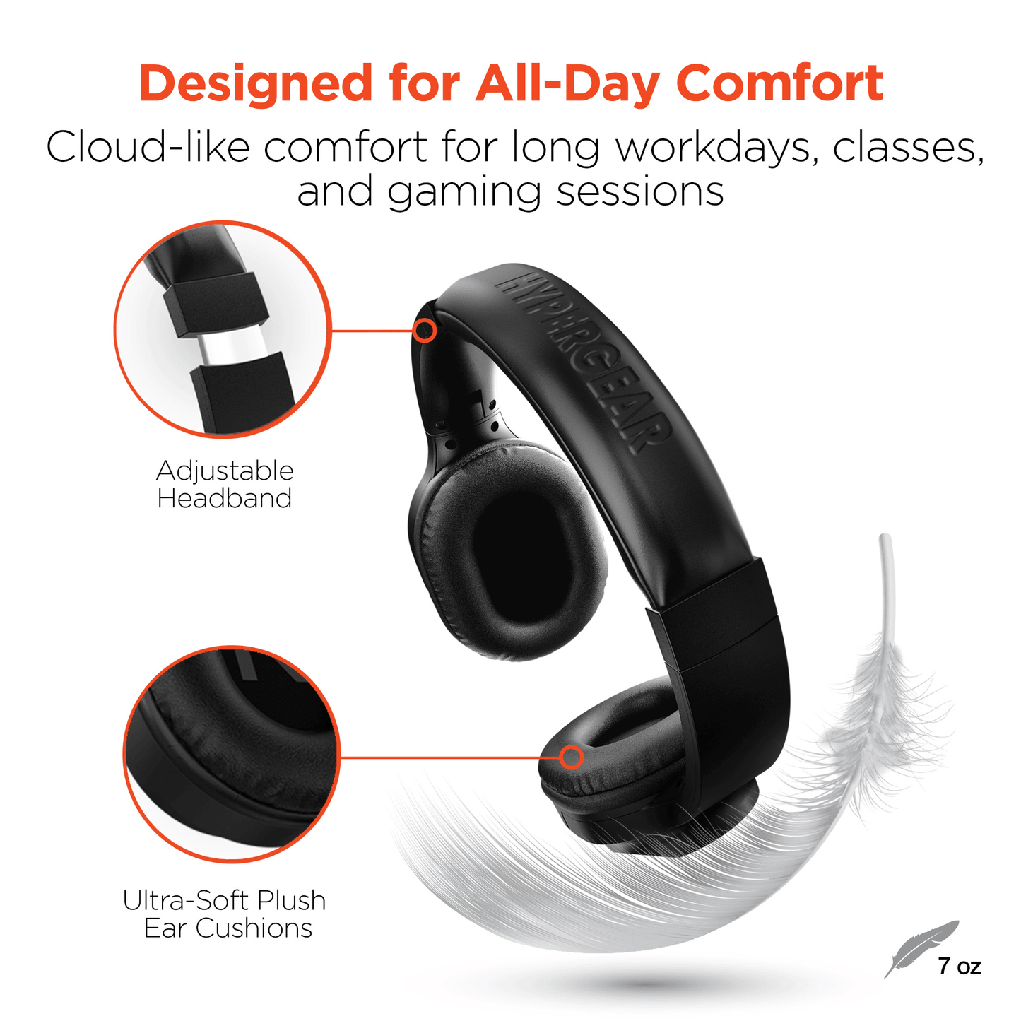 HyperGear V150 Home/Office Stereo Headset - Renee Lane Company