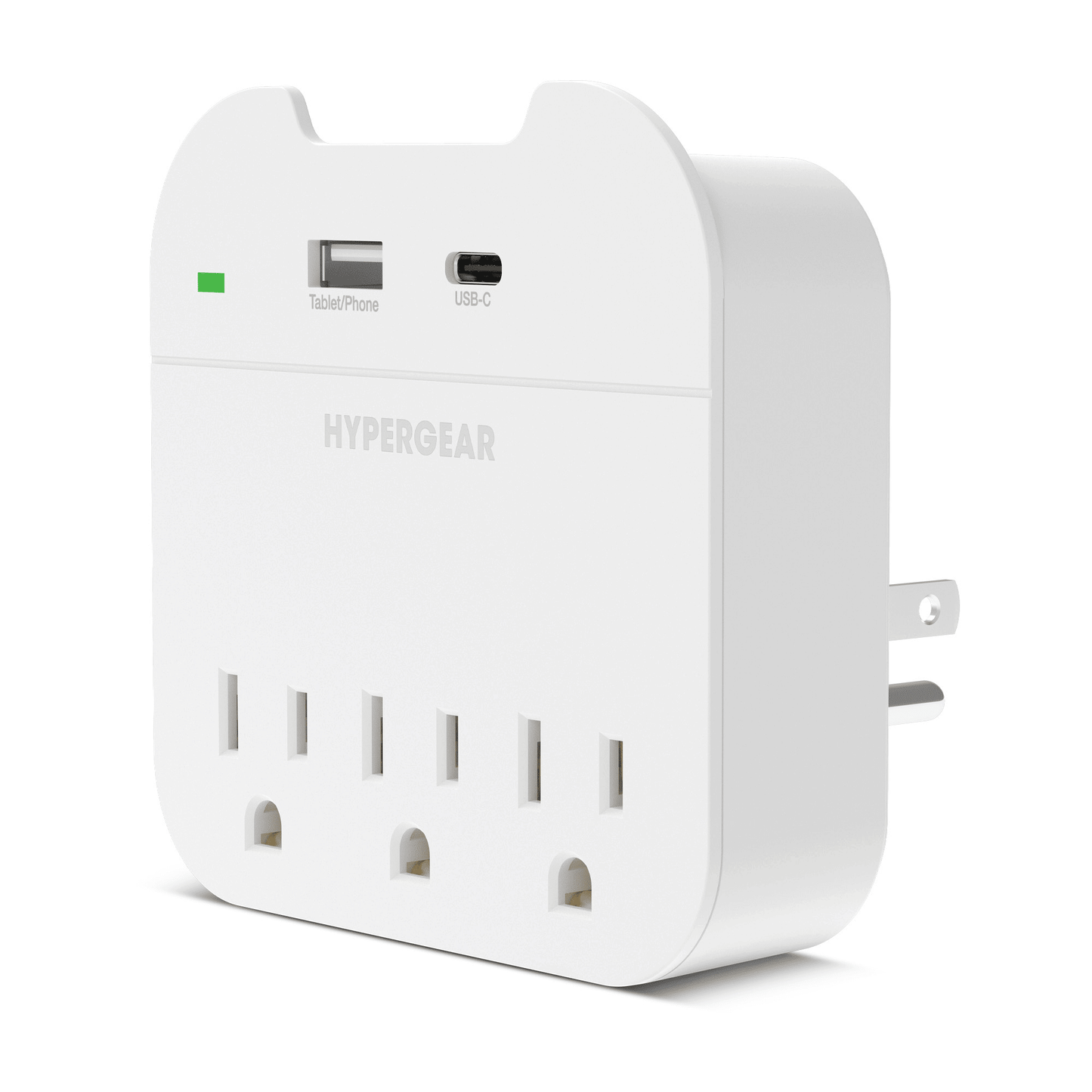 HyperGear Wall Adapter Power Strip 3 Outlets - Renee Lane Company