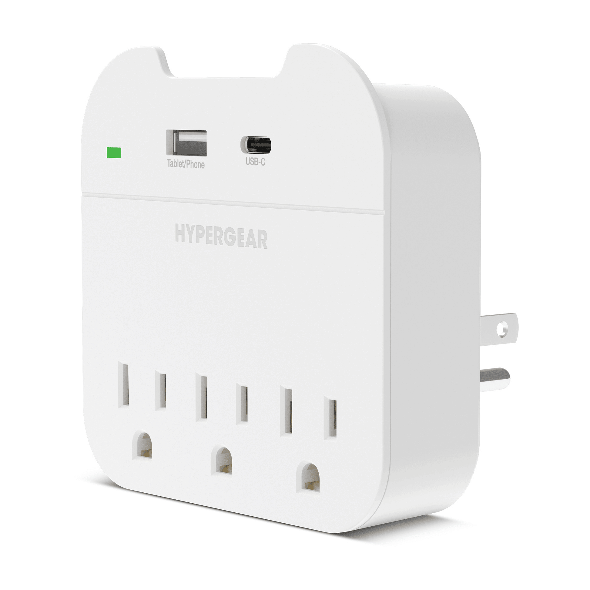 HyperGear Wall Adapter Power Strip 3 Outlets - Renee Lane Company