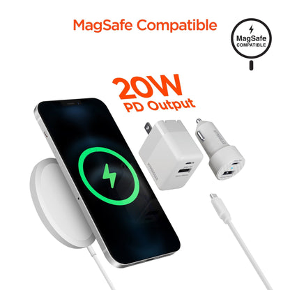 HyperGear Wall/Car Charger Bundle 20W USB-C PD + 12W - Renee Lane Company