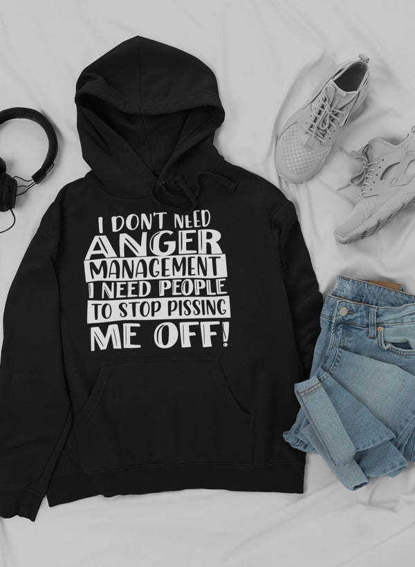 I Don't Need Anger I Hoodie - Renee Lane Company