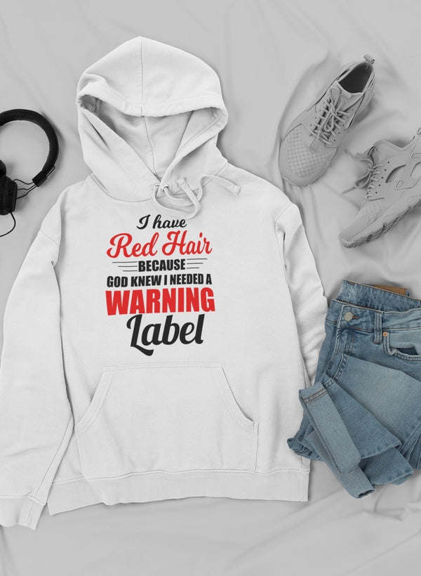 I Have Red Hair Because God Hoodie - Renee Lane Company