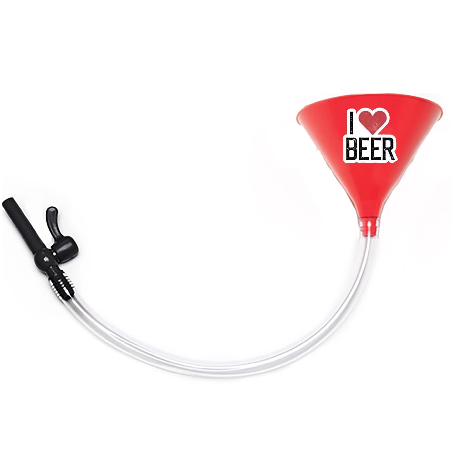 I Love Beer - Beer Bong Funnel with Valve - Renee Lane Company