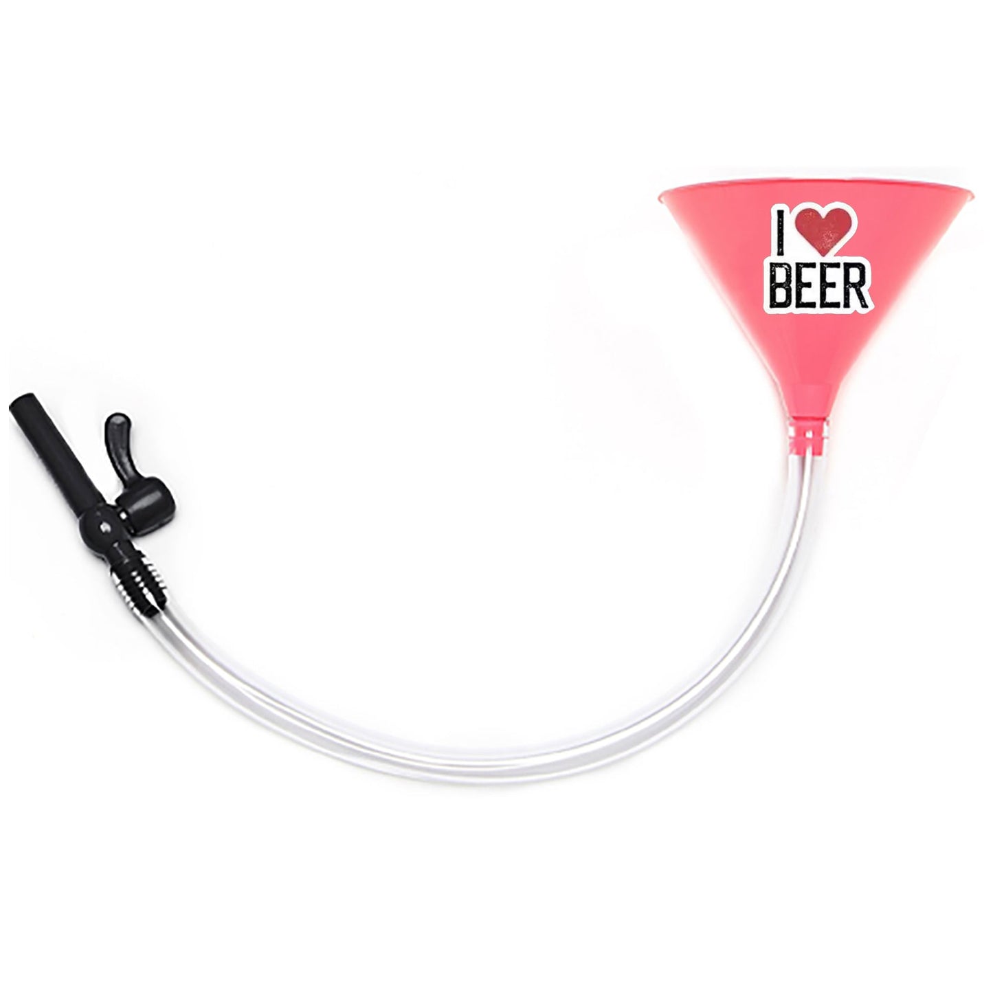 I Love Beer - Beer Bong Funnel with Valve - Renee Lane Company