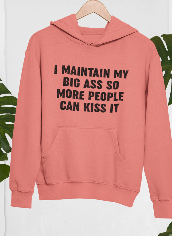 I Maintain It So More People Can Kiss It Hoodie - Renee Lane Company