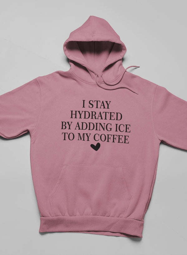 I Stay Hydrated By Adding Ice Hoodie - Renee Lane Company