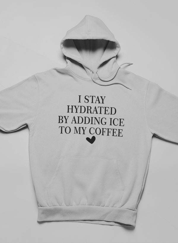 I Stay Hydrated By Adding Ice Hoodie - Renee Lane Company