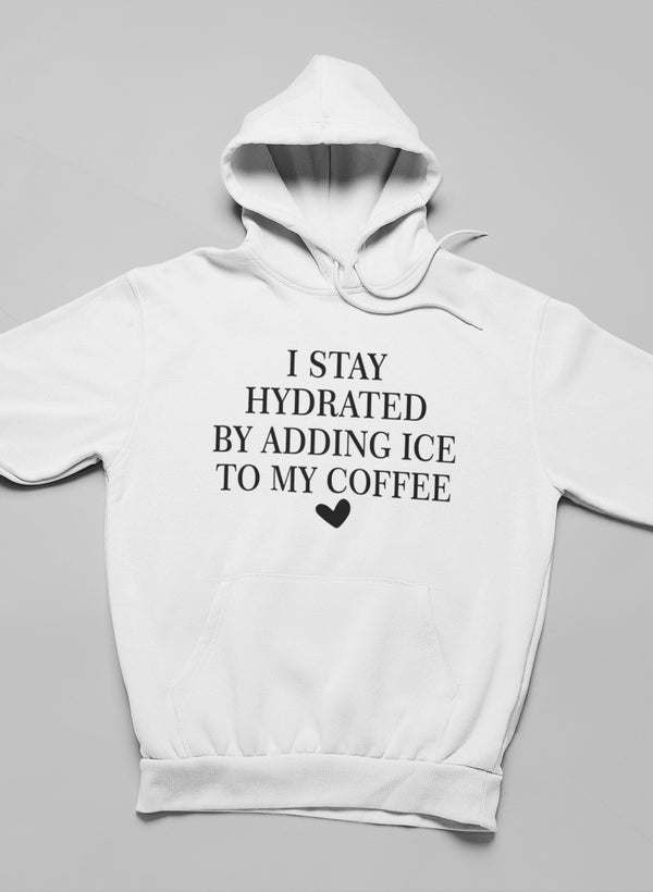 I Stay Hydrated By Adding Ice Hoodie - Renee Lane Company