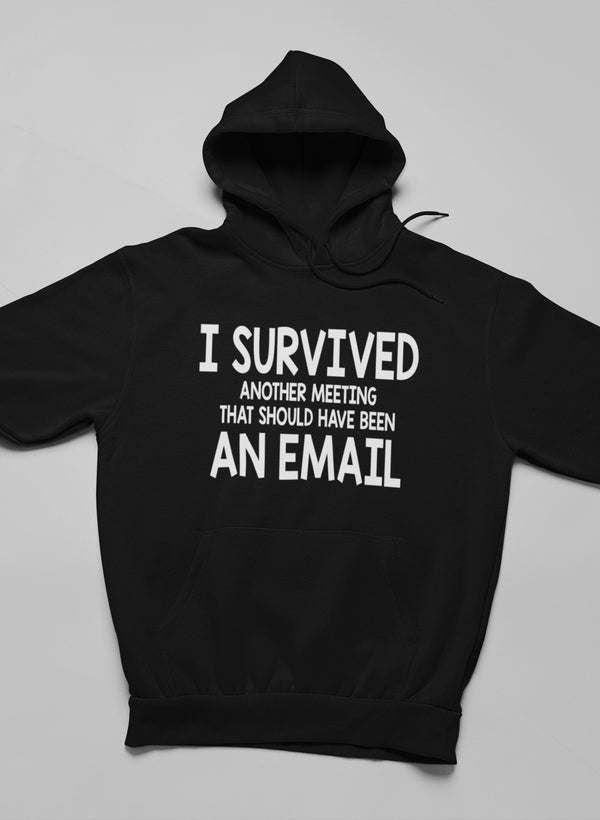 I Survived Another Meeting Hoodie - Renee Lane Company