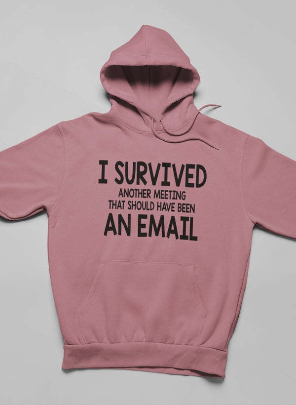 I Survived Another Meeting Hoodie - Renee Lane Company