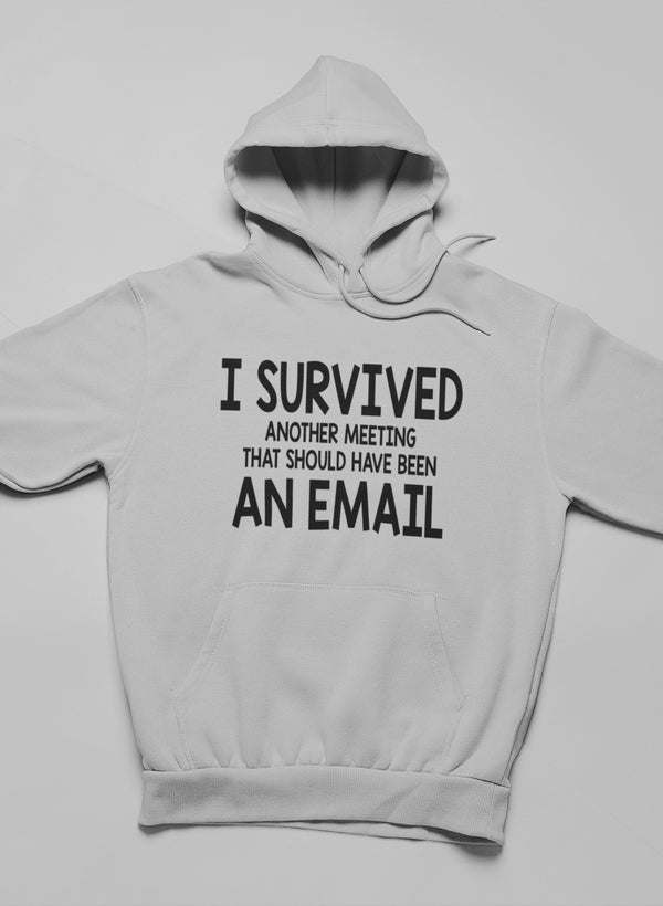 I Survived Another Meeting Hoodie - Renee Lane Company