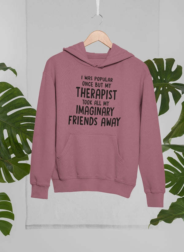 I Was Popular Once Hoodie - Renee Lane Company