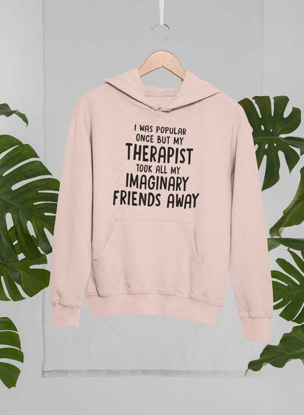 I Was Popular Once Hoodie - Renee Lane Company