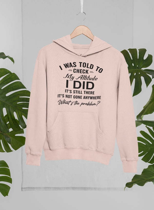 I Was Told To Check My Hoodie - Renee Lane Company