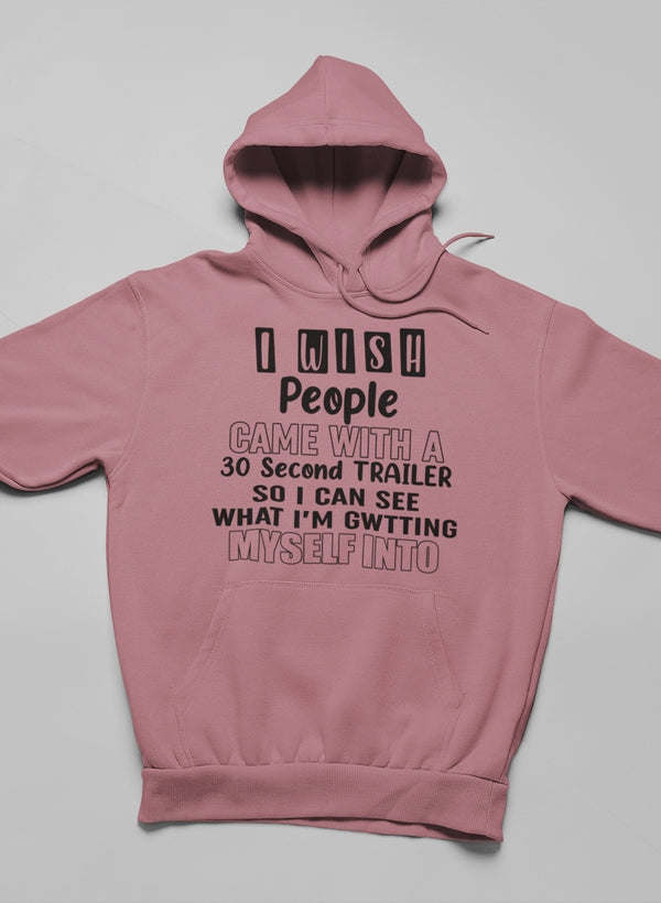 I Wish People Came With A Hoodie - Renee Lane Company