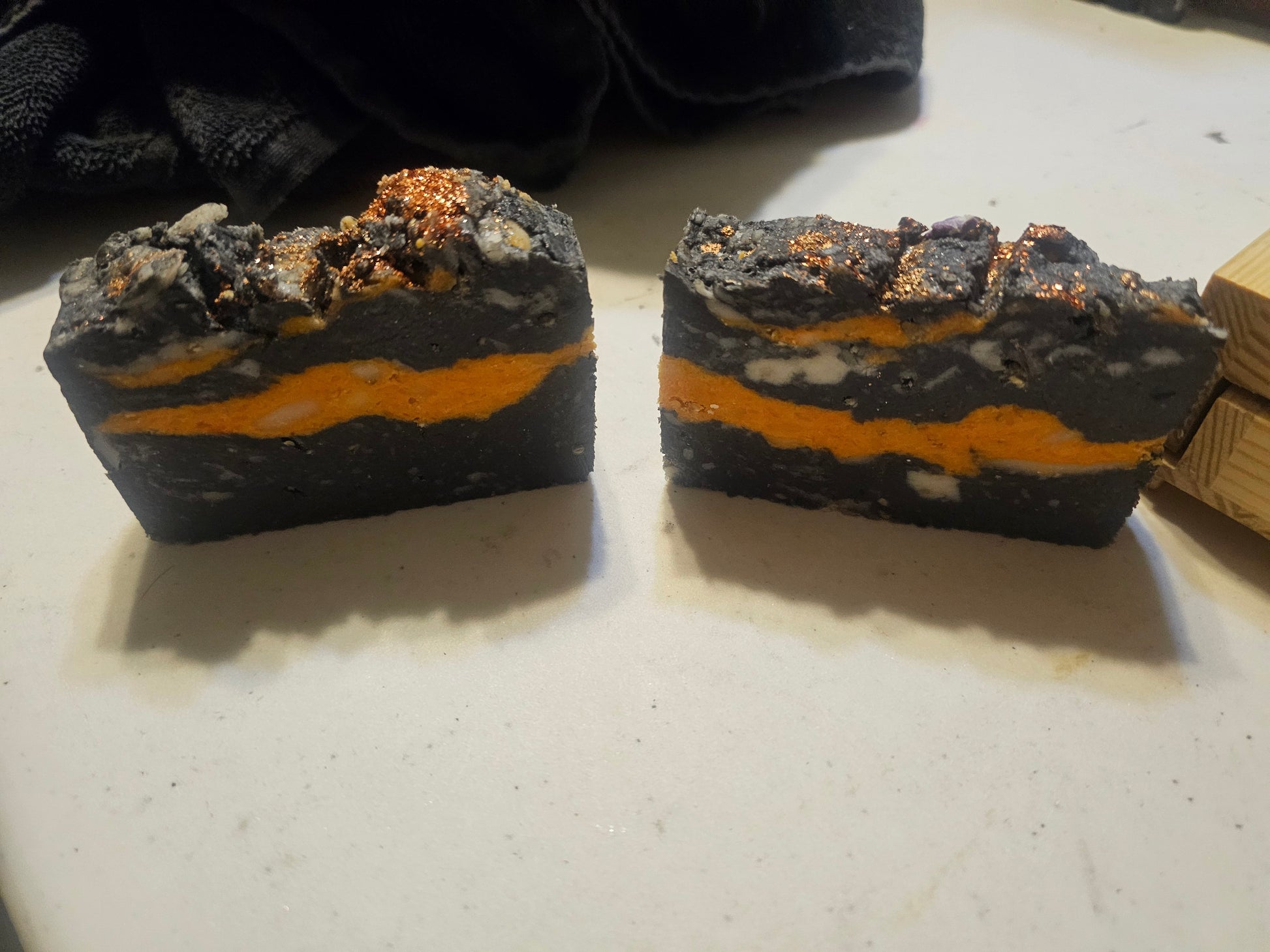 IRON SLAG: Heavy-Duty Industrial Grit Soap | Activated Charcoal & Dead Sea Mud - Renee Lane Company