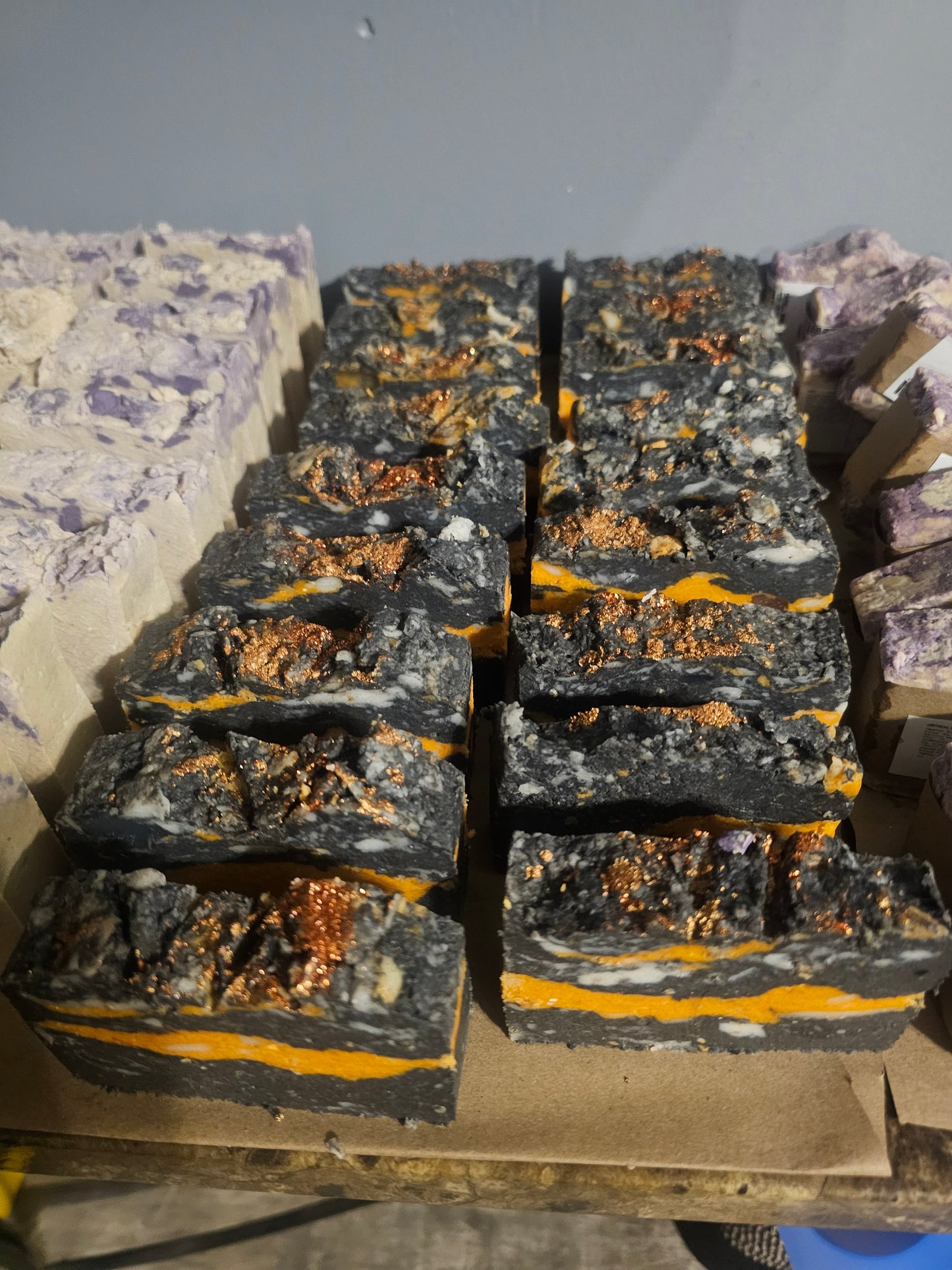 IRON SLAG: Heavy-Duty Industrial Grit Soap | Activated Charcoal & Dead Sea Mud - Renee Lane Company