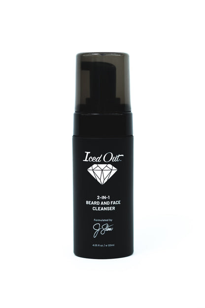 Iced Out 2-IN-1 Beard and Face Cleanser 4.05 fl oz - Renee Lane Company