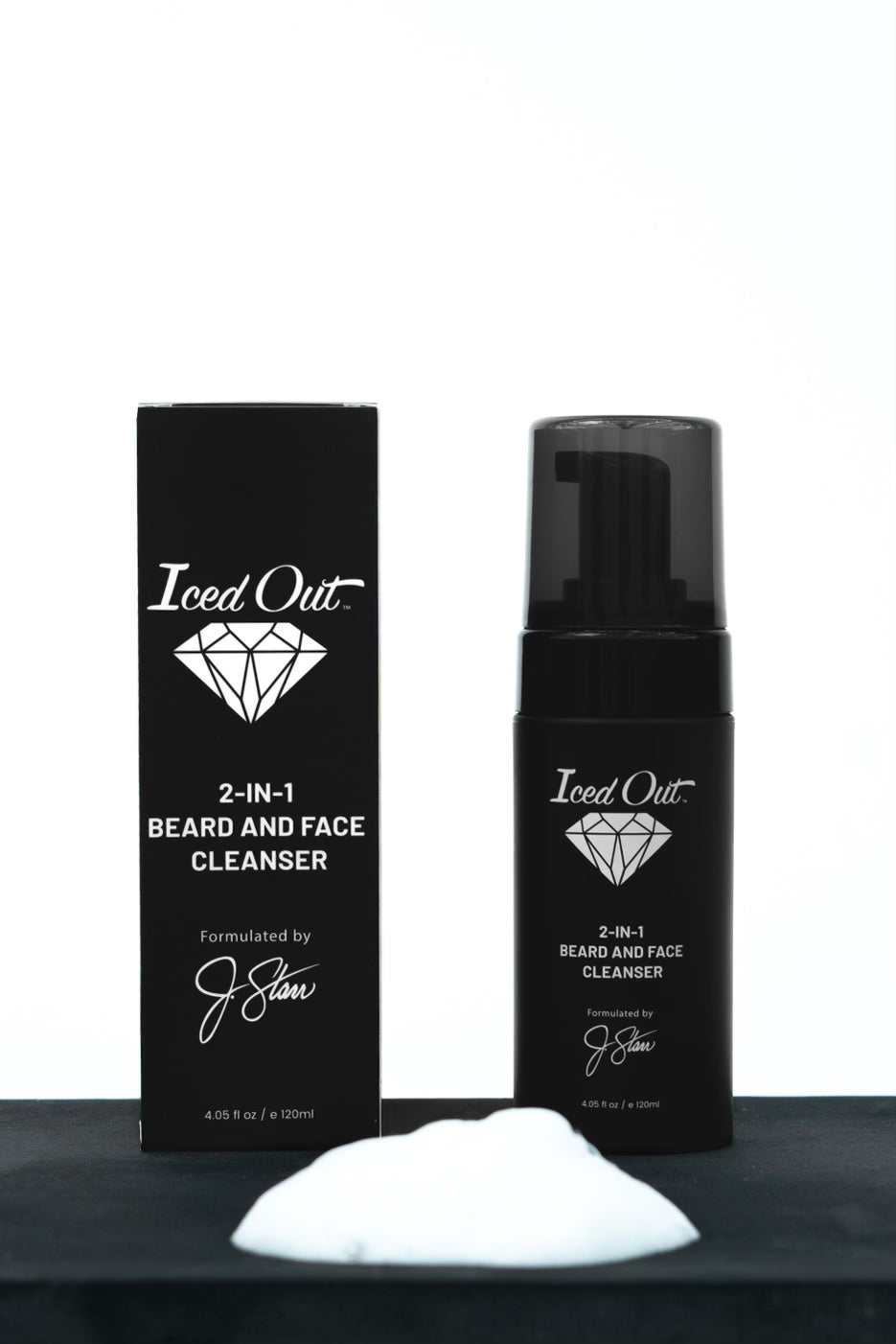 Iced Out 2-IN-1 Beard and Face Cleanser 4.05 fl oz - Renee Lane Company