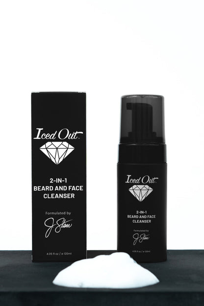 Iced Out 2-IN-1 Beard and Face Cleanser 4.05 fl oz - Renee Lane Company