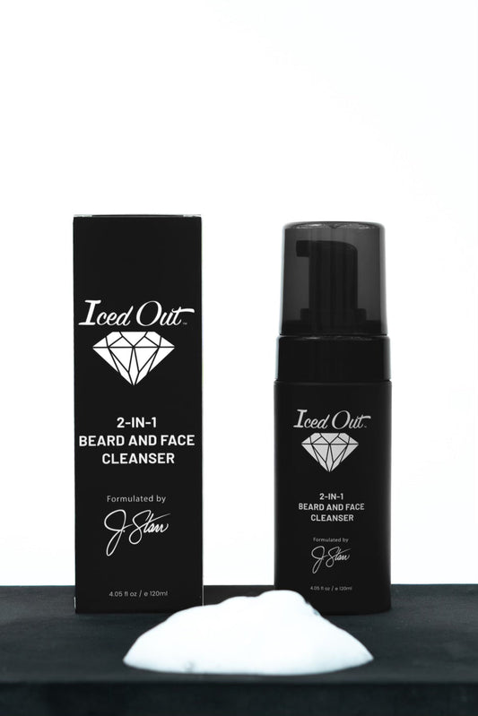Iced Out 2-IN-1 Beard and Face Cleanser 4.05 fl oz - Renee Lane Company