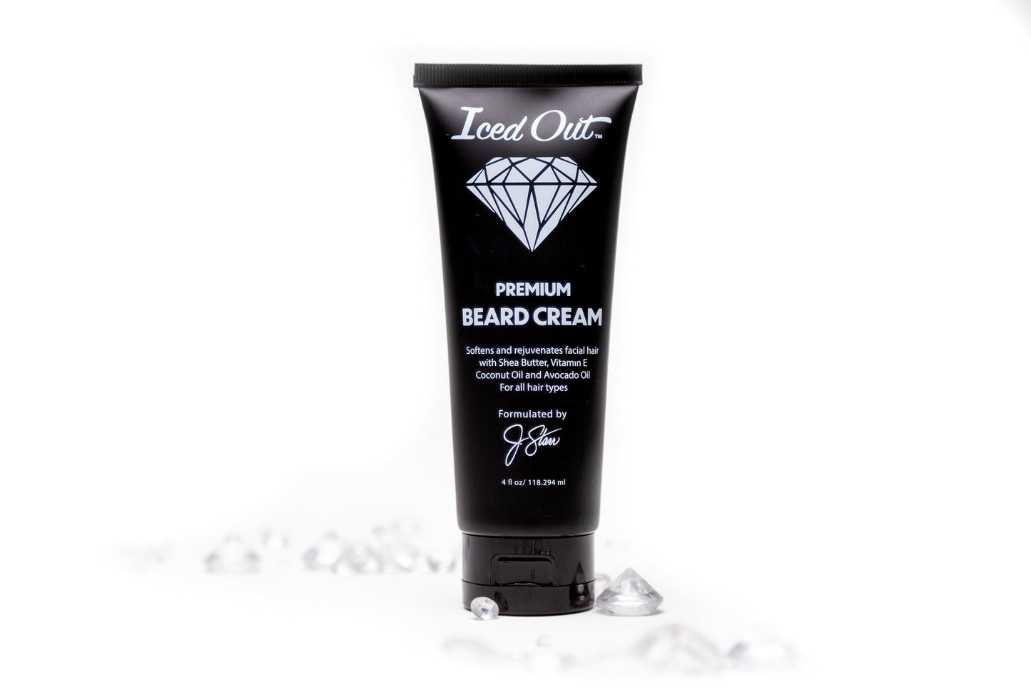 Iced Out Premium Beard Cream 4 fl oz - Renee Lane Company