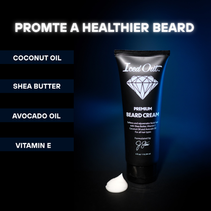Iced Out Premium Beard Cream 4 fl oz - Renee Lane Company