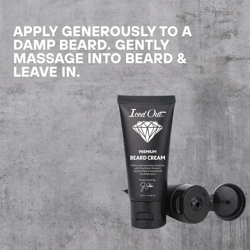 Iced Out Premium Beard Cream 4 fl oz - Renee Lane Company