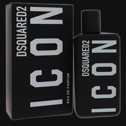 Dsquared2 Icon Pour Homme eau de parfum, black bottle with cap, in printed box