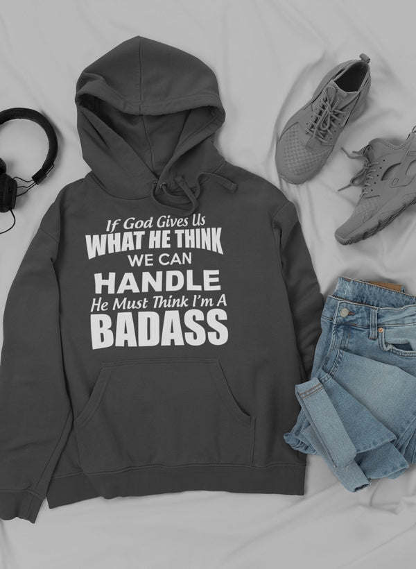 If God Give Us What He Think Hoodie - Renee Lane Company