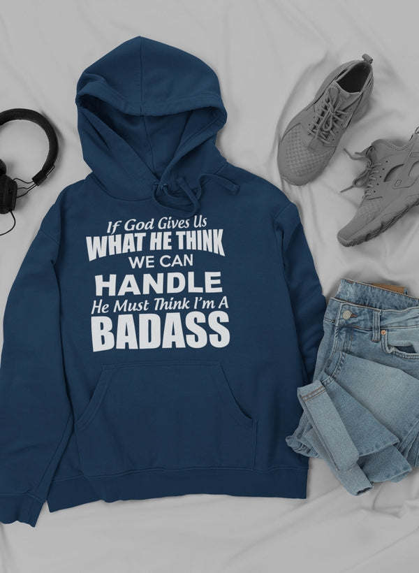 If God Give Us What He Think Hoodie - Renee Lane Company