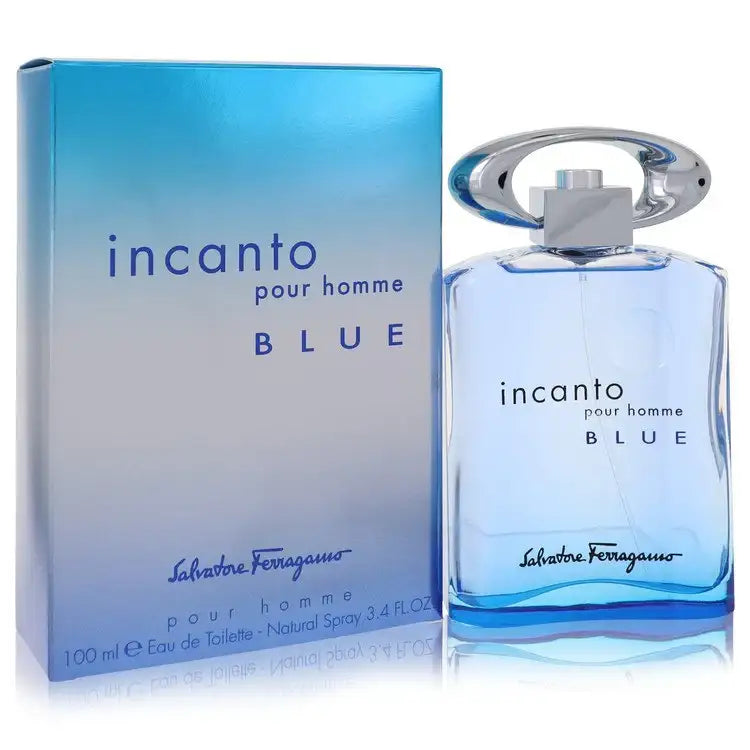 Incanto Blue By Salvatore Ferragamo Cologne for Men - Renee Lane Company