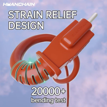 Indoor Outdoor Extension Cord 25 ft Waterproof, 16/3 Gauge Flexible Cold-Resistant Appliance Extension Cord Outside, 13A 1625W 16AWG SJTW, 3 Prong Electric Cable Orange, ETL - Renee Lane Company