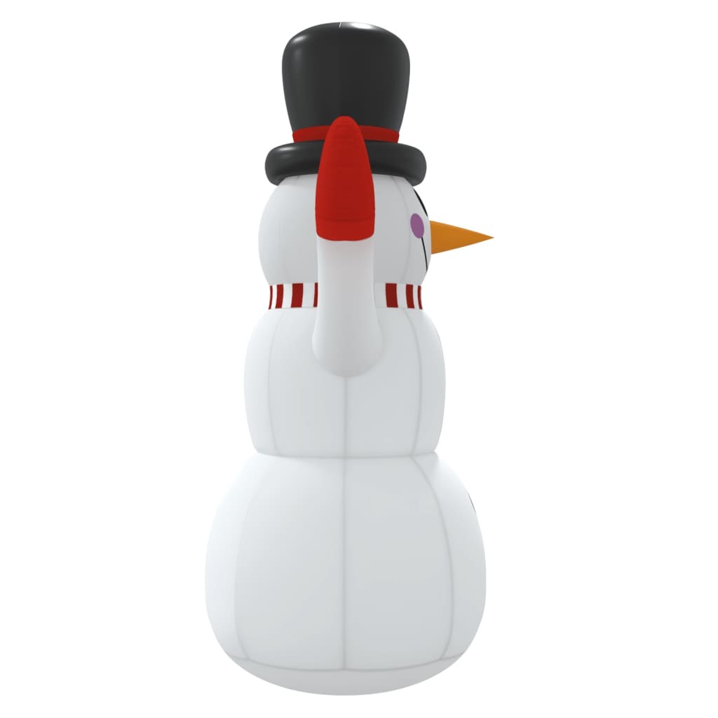 Inflatable Snowman with LEDs 8 ft - Renee Lane Company