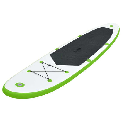 Inflatable Stand Up Paddle Board Set Green and White - Renee Lane Company